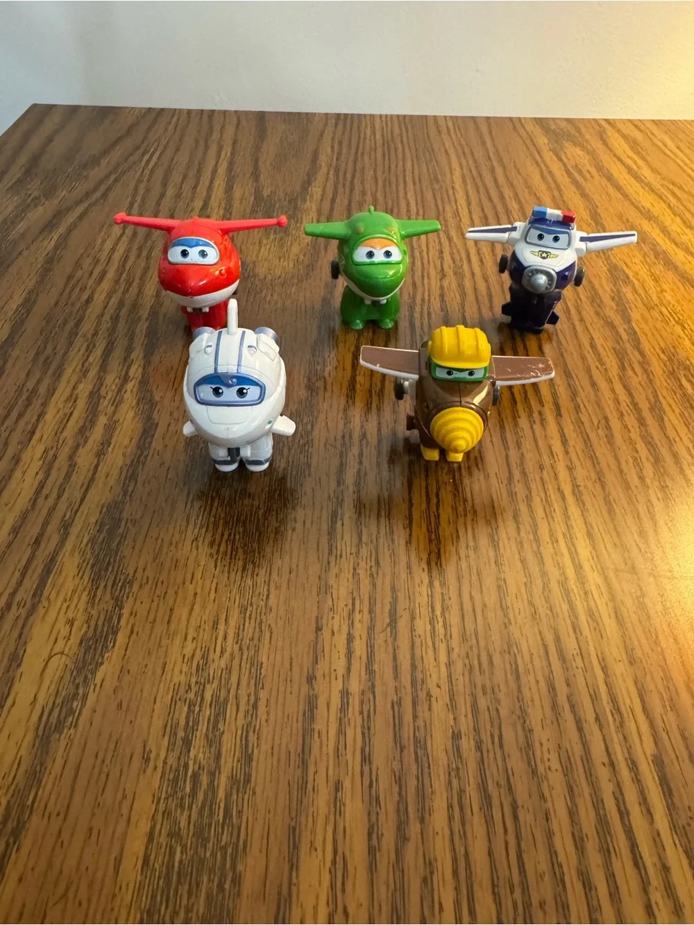 SUPER WINGS Lot of 5 Transforming Jet Toys 2